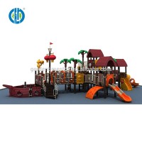 Factory customizable latest outdoor playground, children's outdoor playground with slides