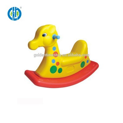 Children outdoor funny style amusement park plastic toy rocking rider