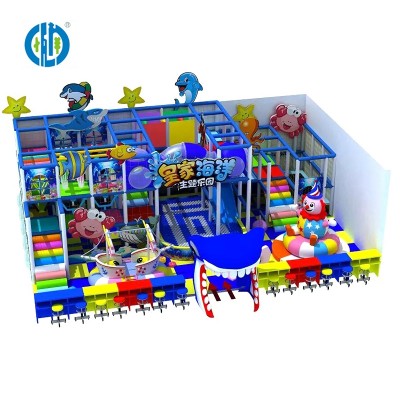 Custom Design Amusement Park Equipment Soft Play Area Kids Indoor Plastic Slide And Swing