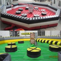 mechanical games for fair / inflatable wipeout for amusement park