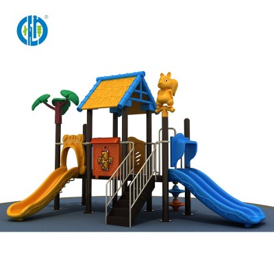 Kindergarten Small Plastic Children Outdoor Slide Playground Equipment