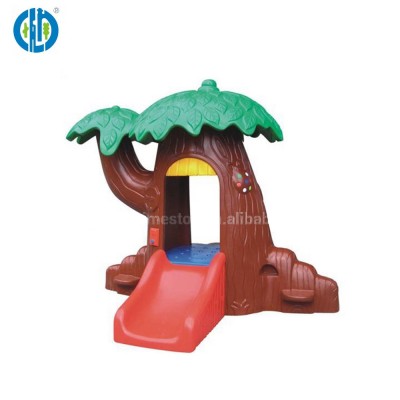 Customized preschool children's playground plastic outdoor slide