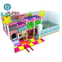 Professional soft playground commercial kids multifunction slide for indoor playground