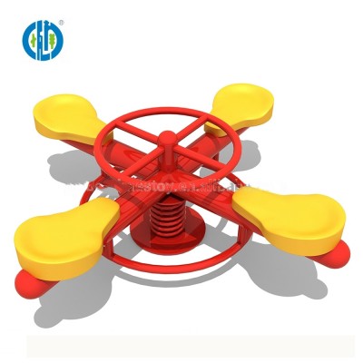 Manufacture selling children outdoor playground motor-driven seesaw